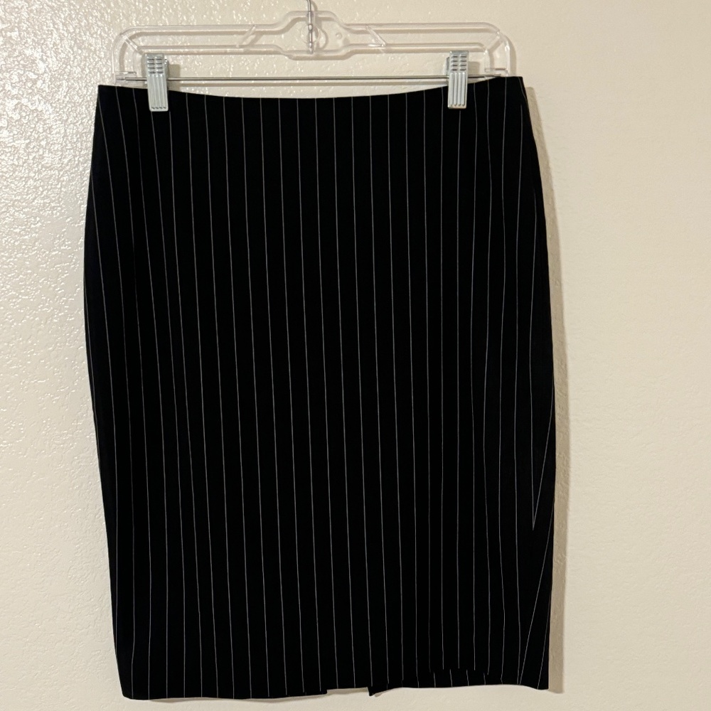 Philosophy Republic Clothing Black and White Striped Pencil Skirt Size 8